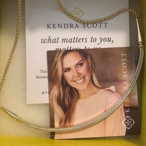 Kendra Scott Scottie adjustable choker gold